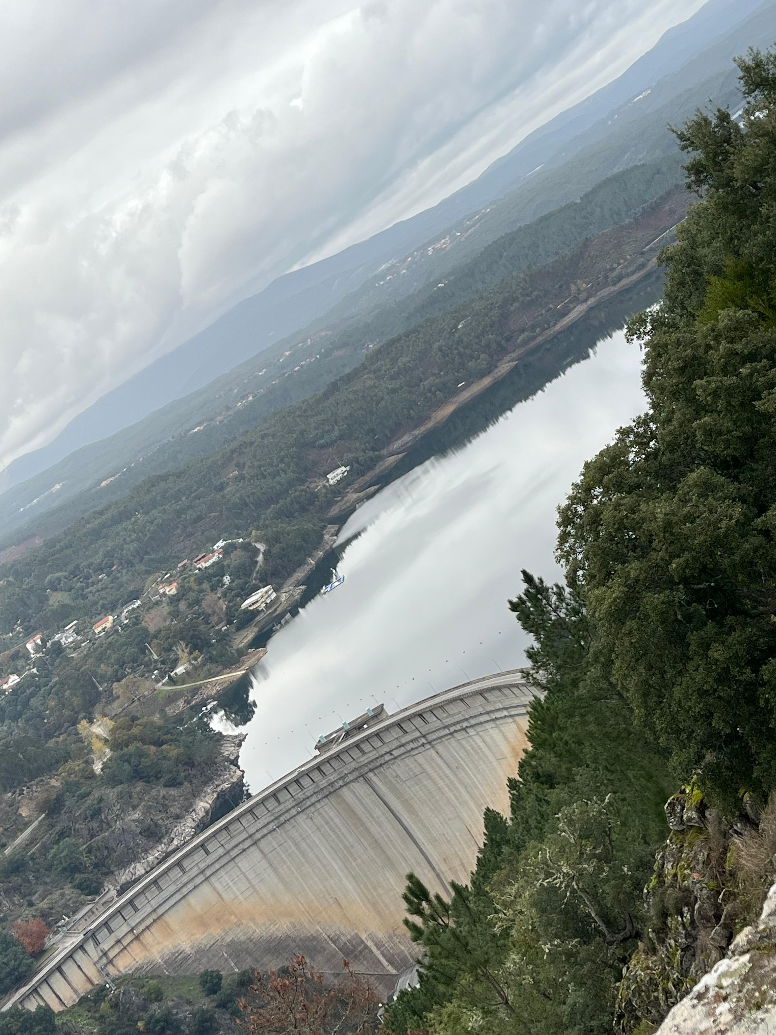View of Cabril dam  