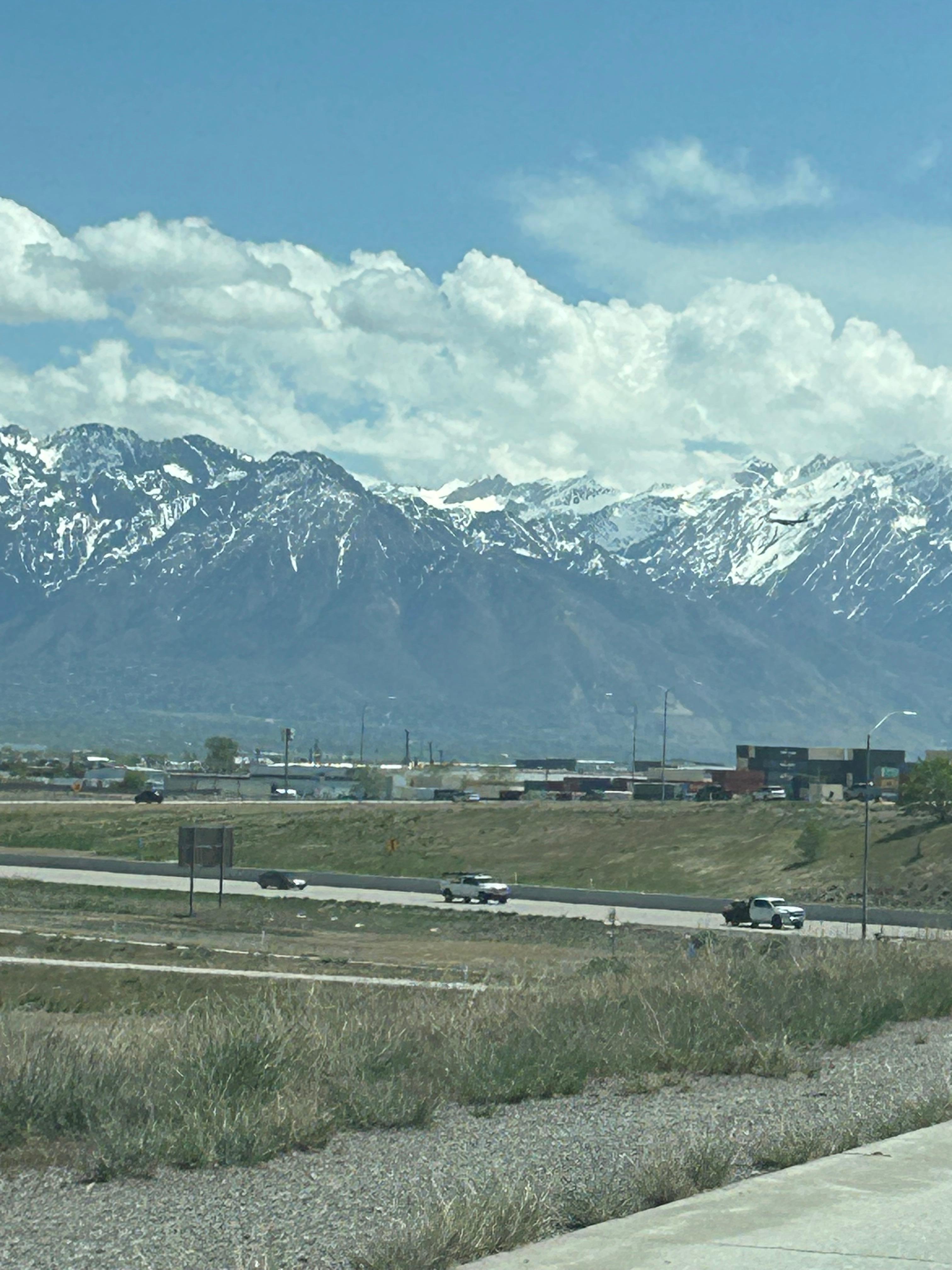 View from the hotel parking lot.