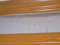 water dripping down the wall