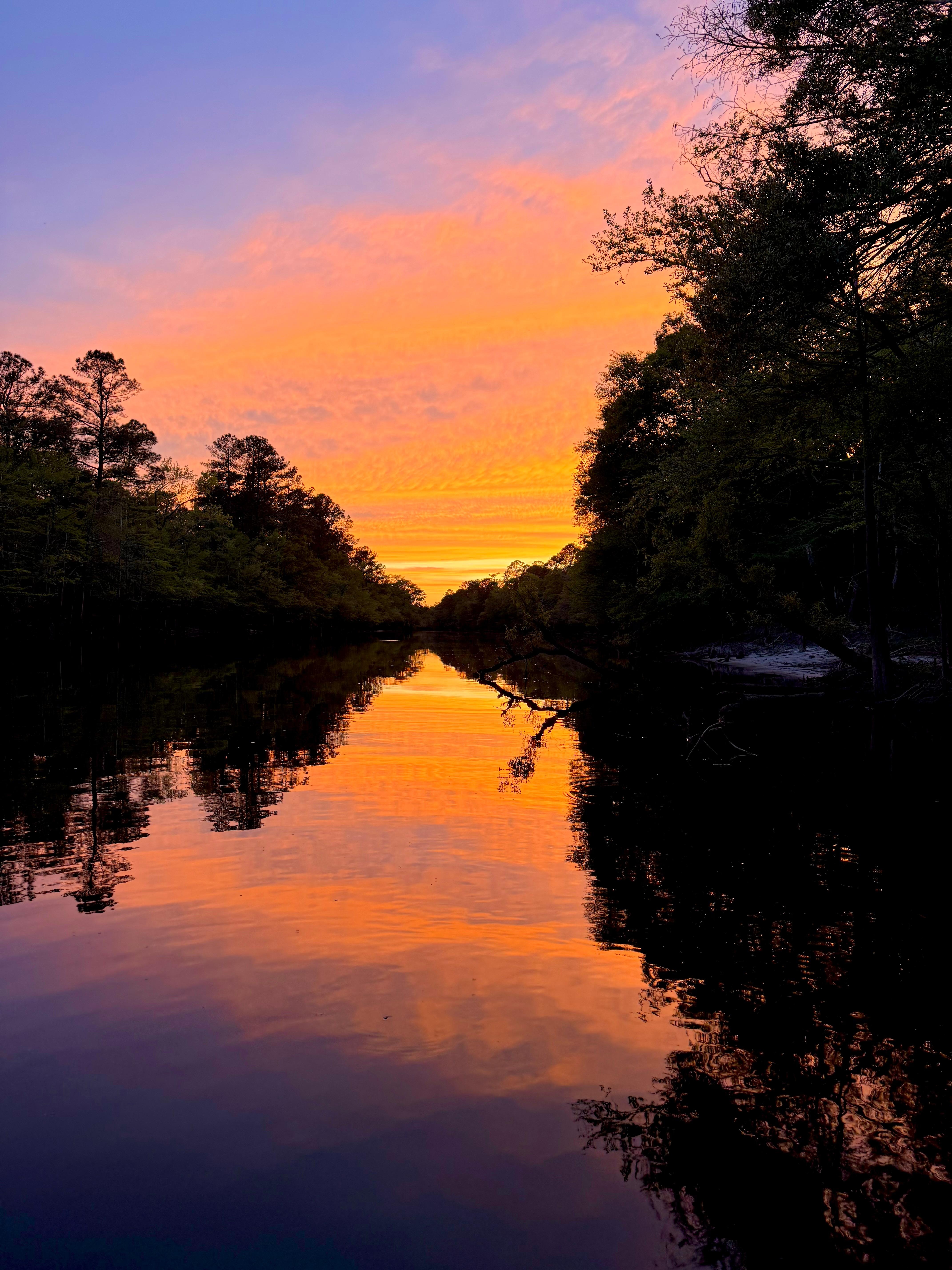 Sunset from the dock 