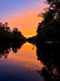 Sunset from the dock