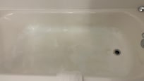 Shower floor not properly cleaned, only issue.