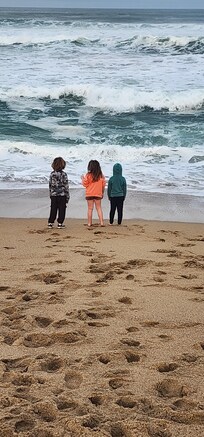 Just steps from the back deck🫶