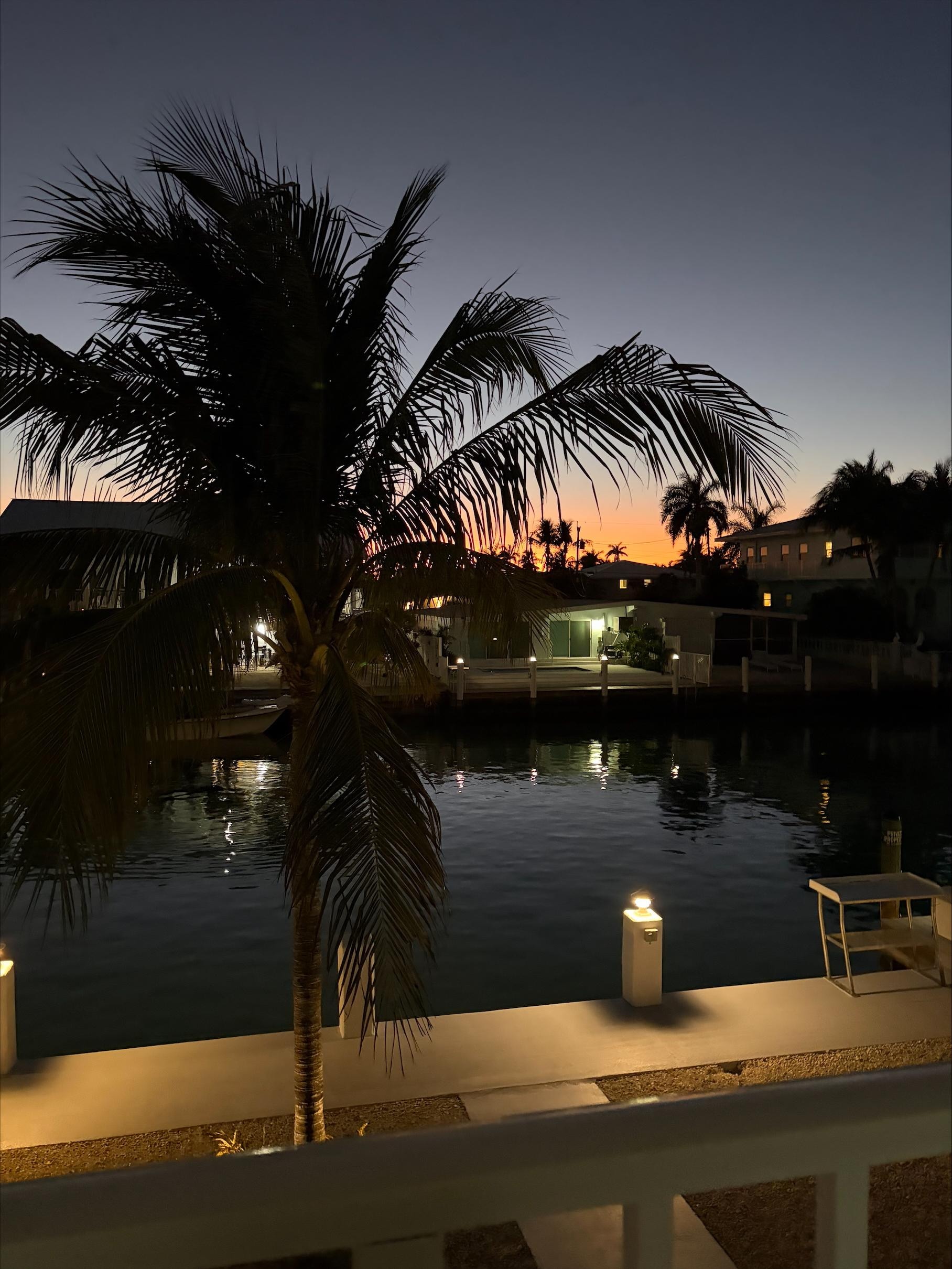 Calm evenings on the canal.