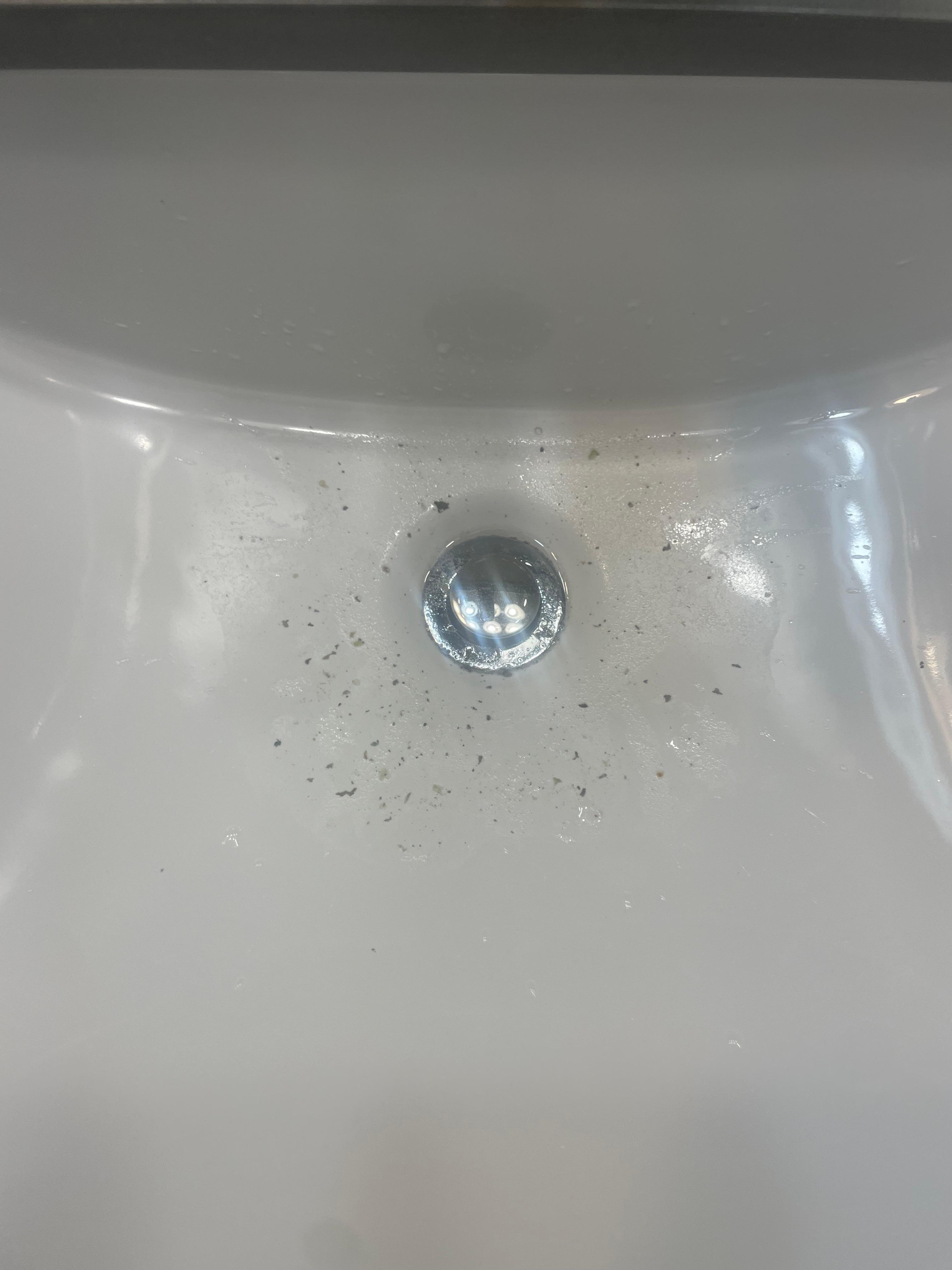 Dirty bathroom sink.They did change my room and it was dusty cobwebs.The bathroom was cleaner! 