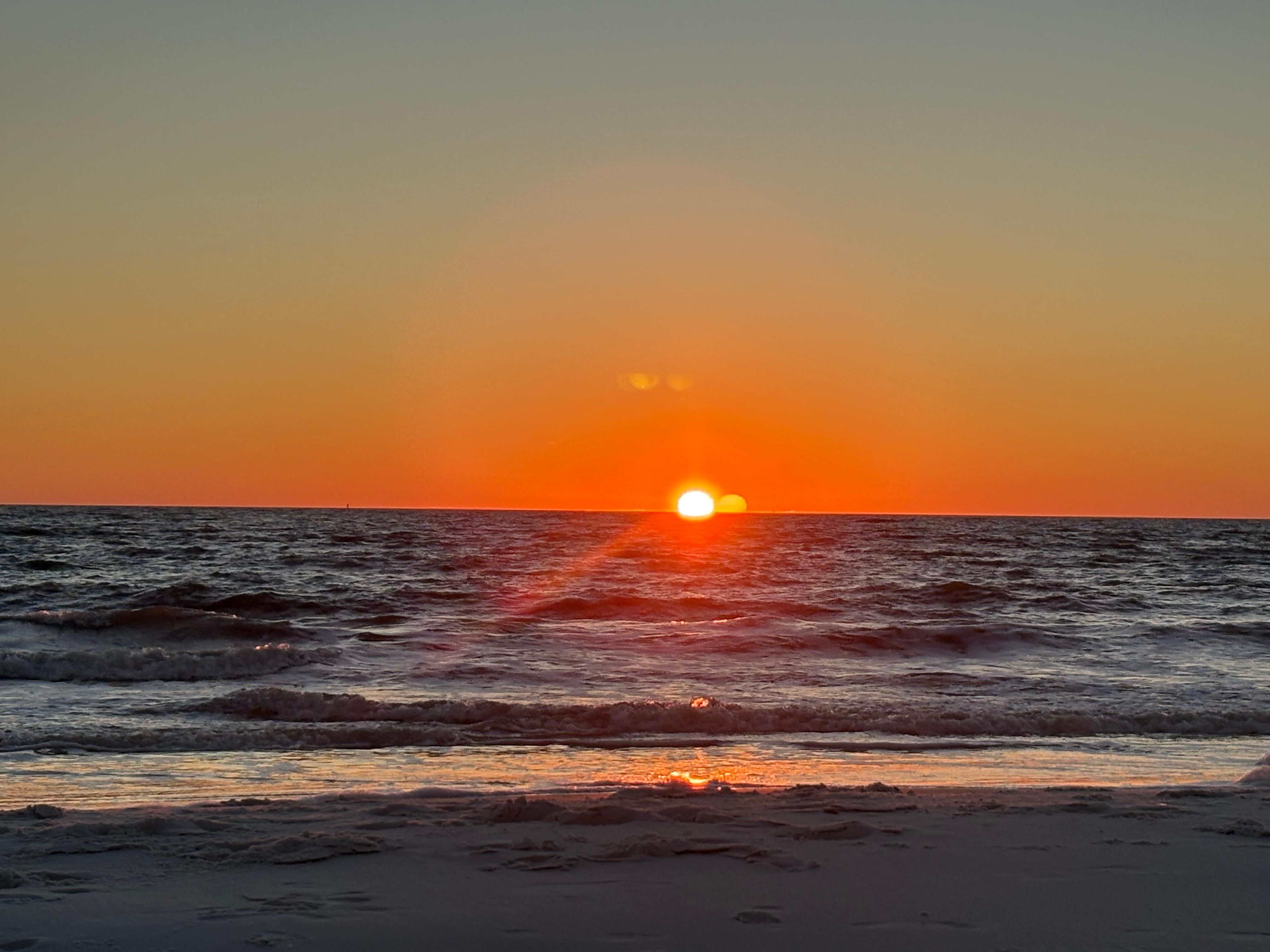 View from the beach just a few minute walk away. 