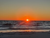 View from the beach just a few minute walk away.