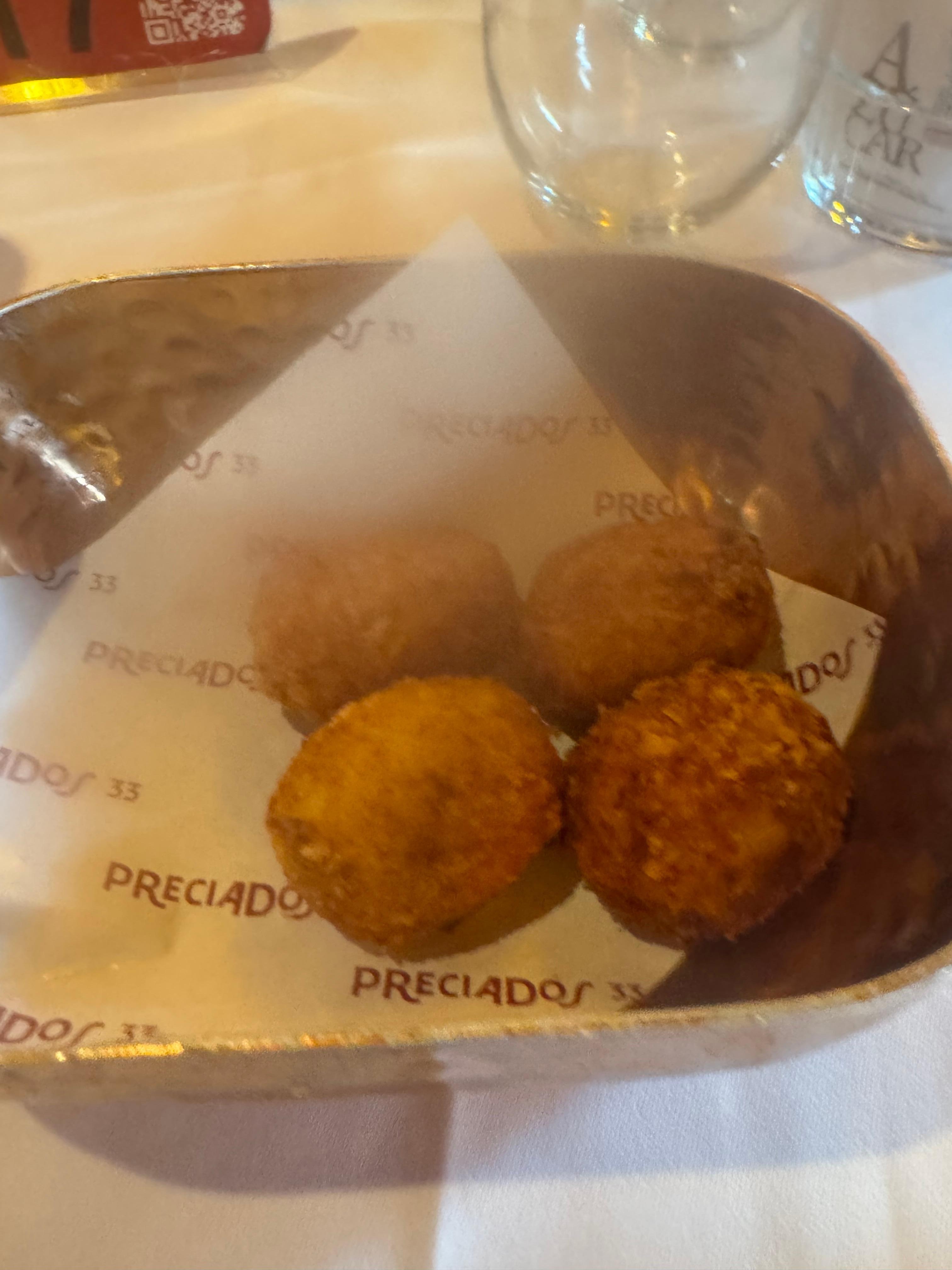 Best thing in Madrid ham croquettes 