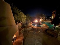 The pool fire features are awesome!