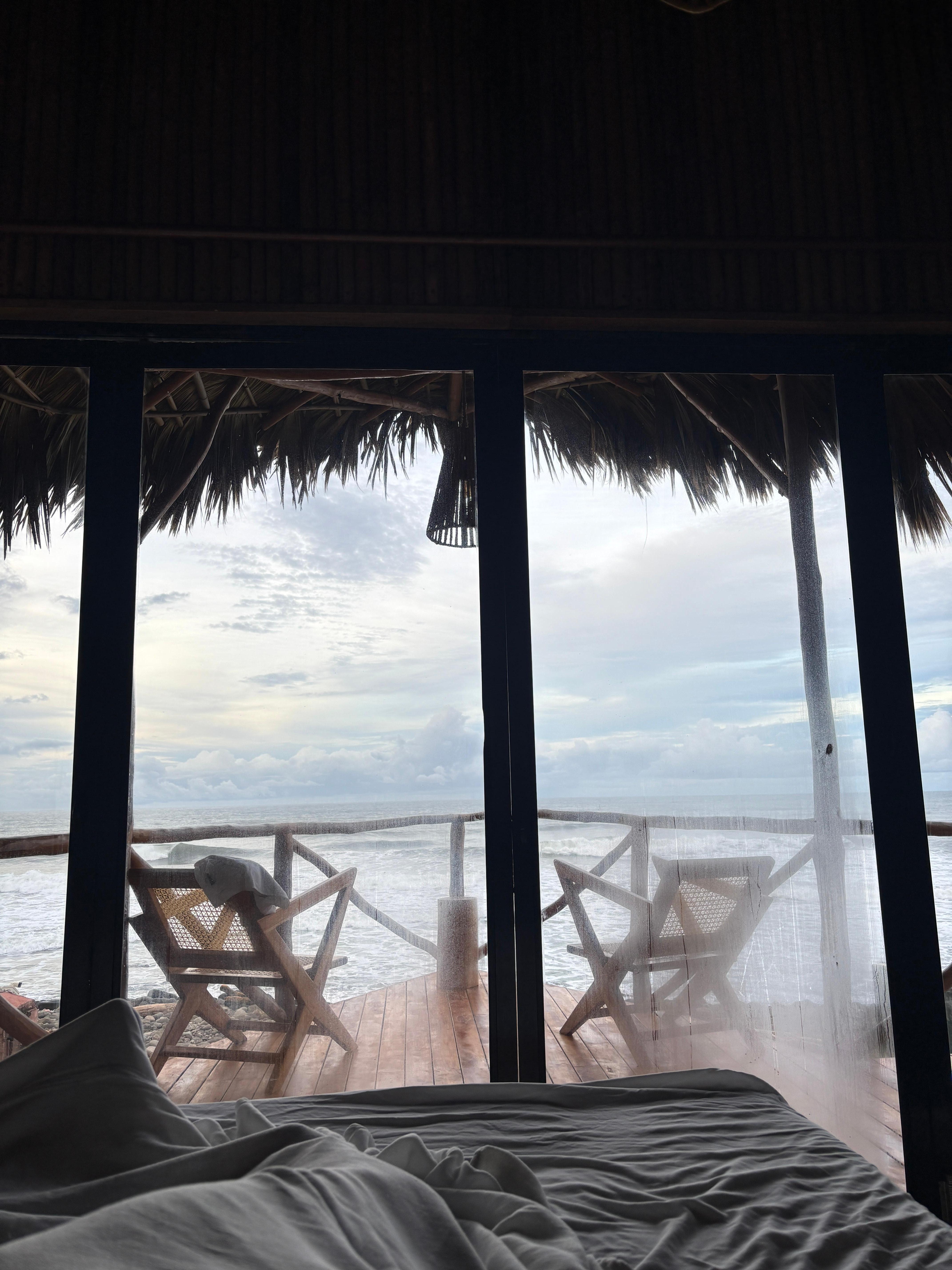 View from ocean front tree house. (this is treehouse 9)