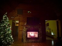 Quiet evening by the fire