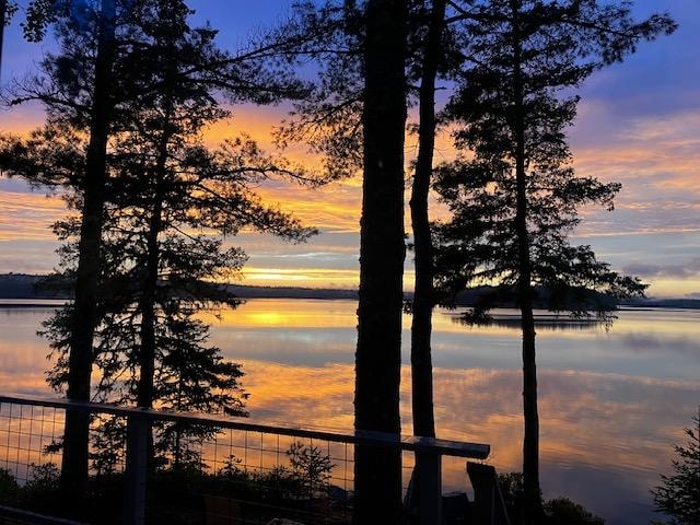 The stunning view from the deck.