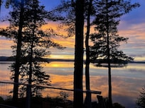 The stunning view from the deck.