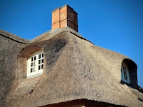 Detail of a house in the village