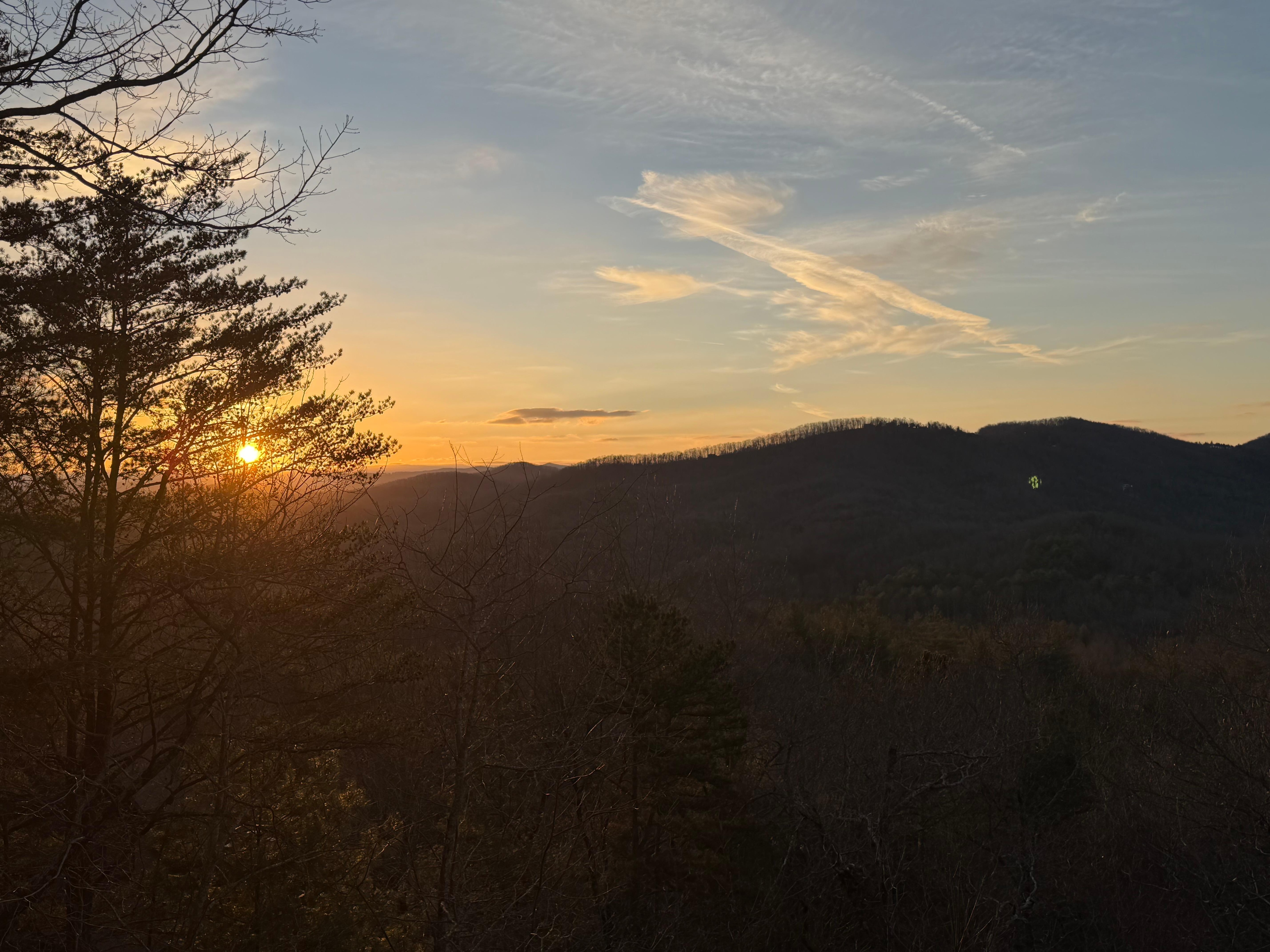 Sunrise off the balcony