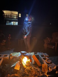 The fire pit was a bonus