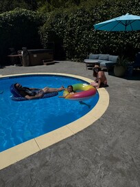 More pool time