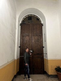 Entrance to the building