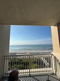 View from Conch Villa 1057 on the 5th floor- and also the view from the master bedroom