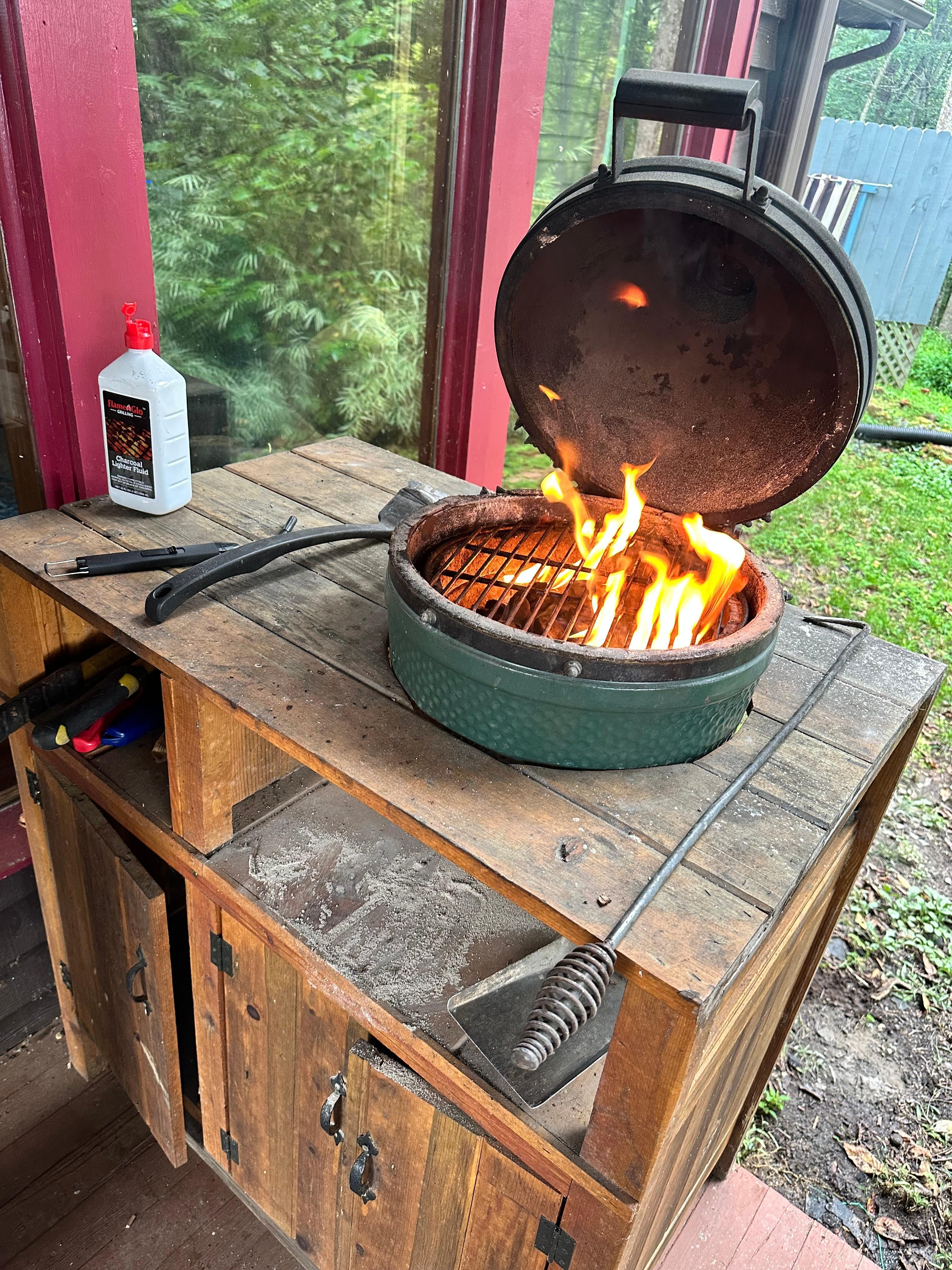 Big green egg for grilling 