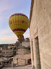 Stepping outside our room