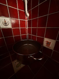 Water drips into this pot all night, good luck trying to sleep