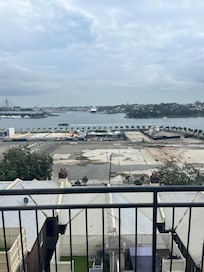 The supposed harbour view