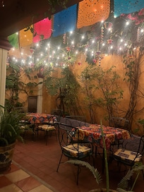 Beautiful patio area.