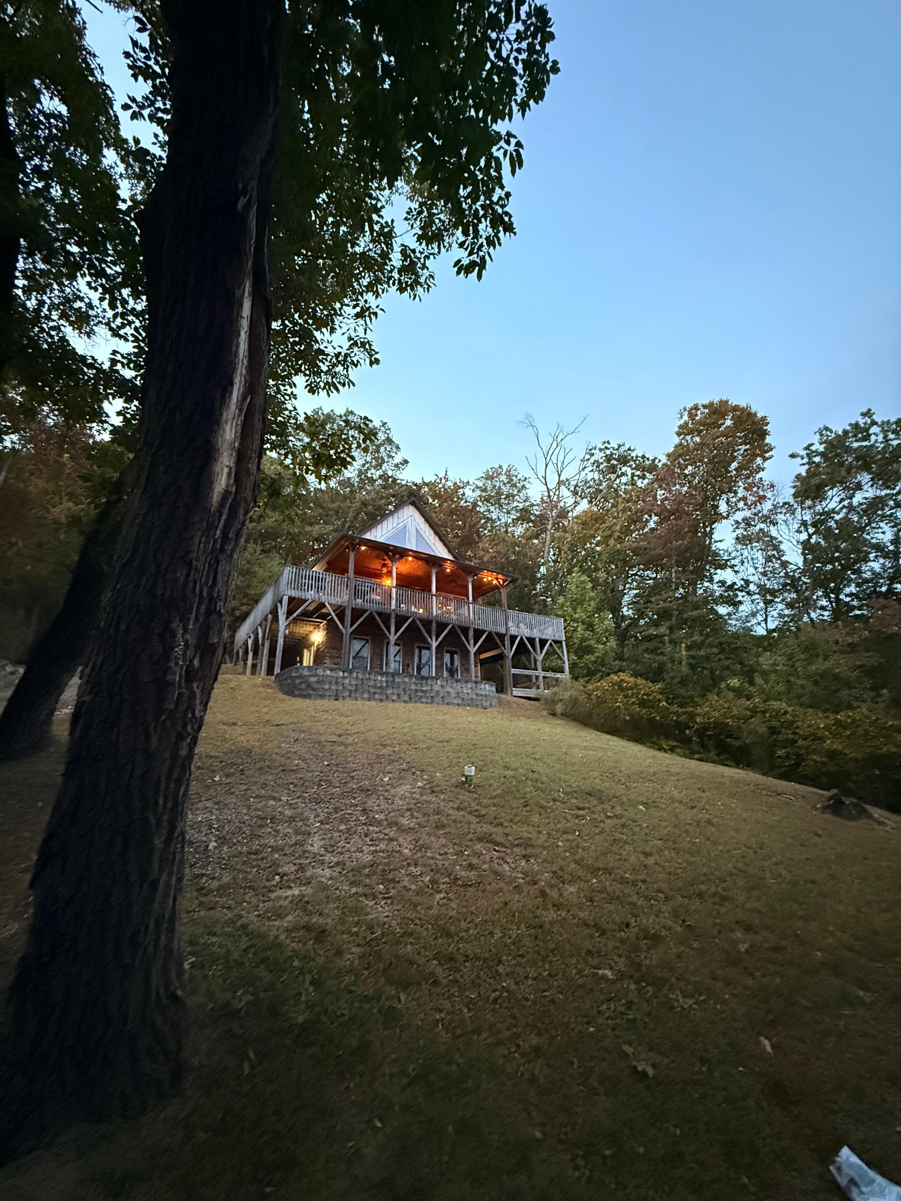 View from the fire pit 