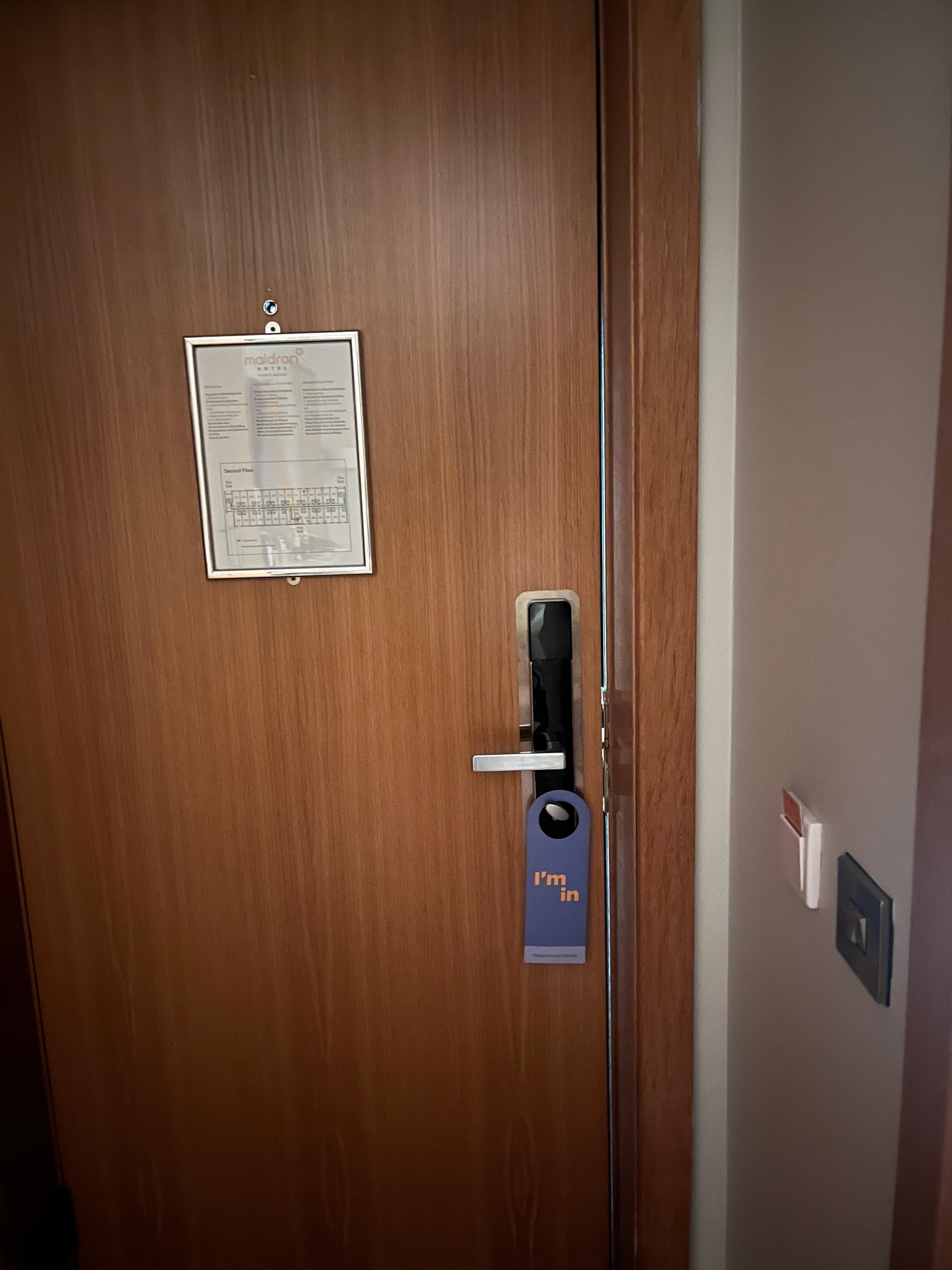 Huge gaps in doors - noise and light fill the room at all hours 