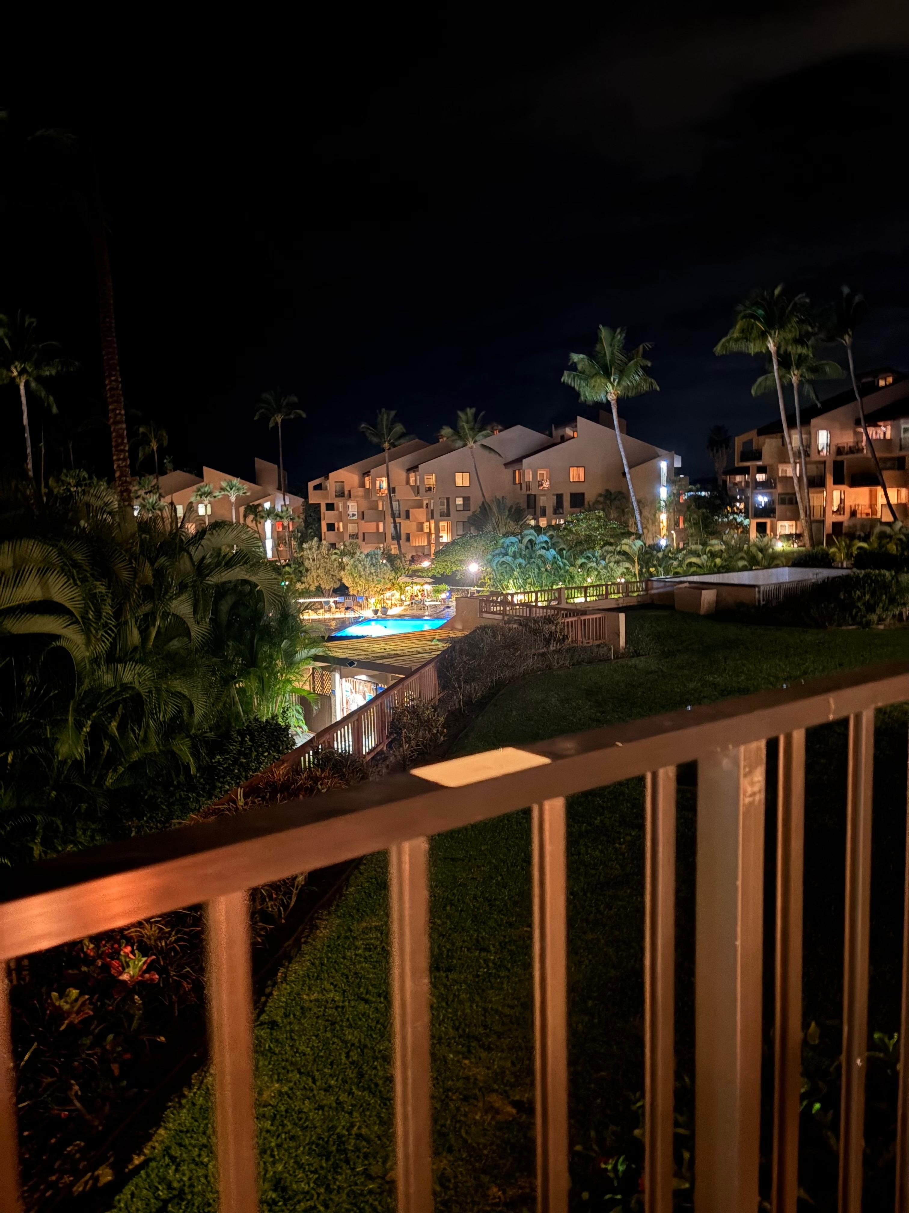 From the lanai at nite