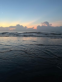 Just a walk away at dawn.