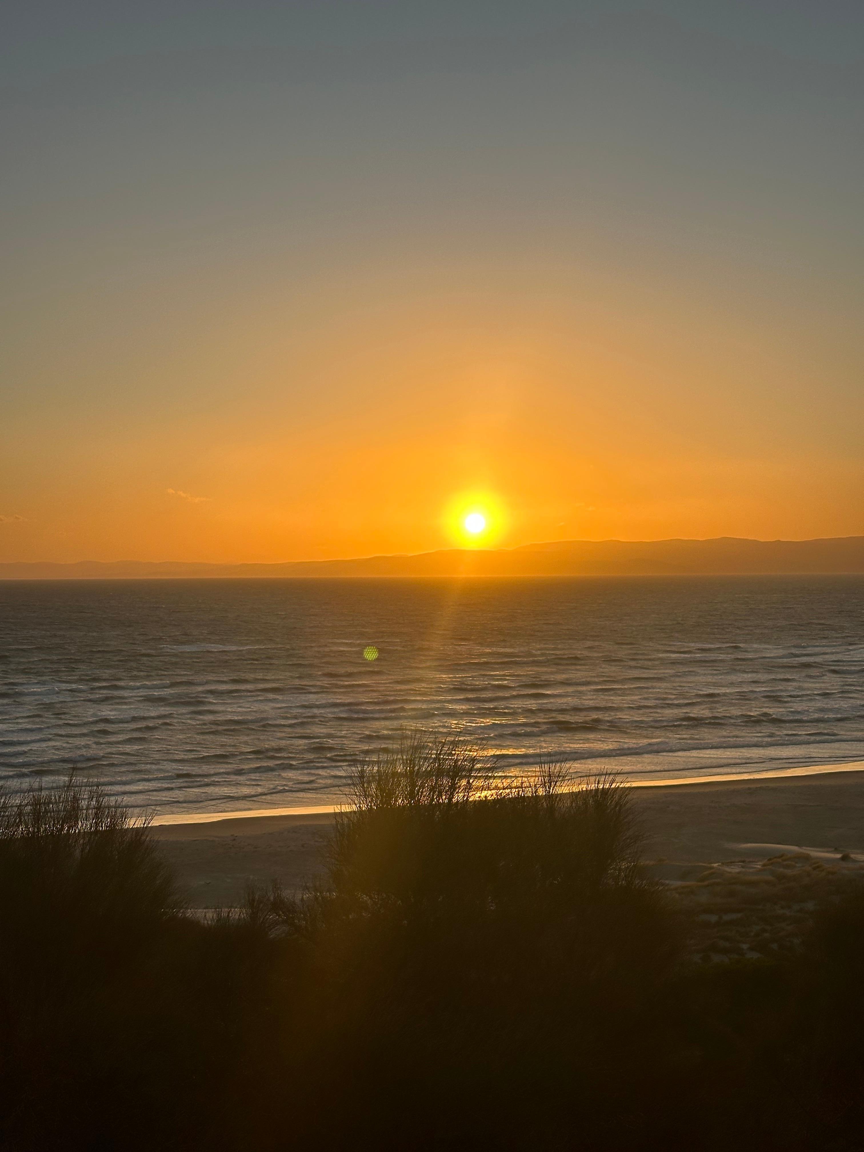 Sunset from the house