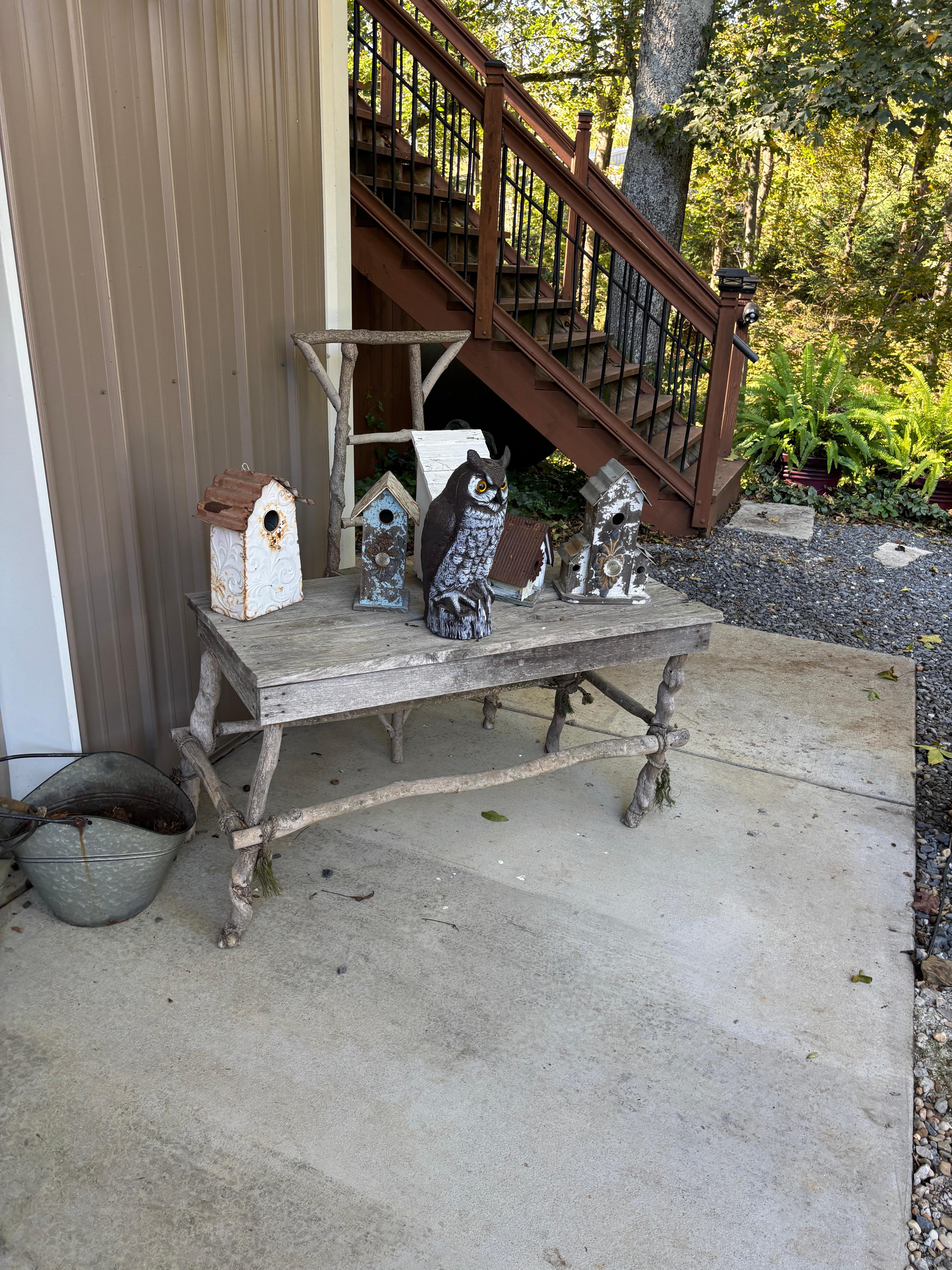 Cute decorations before entrance.