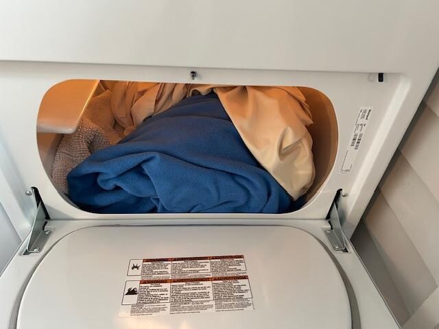 Clothes in the dryer