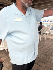 The man up in my face telling me to cut my radio off. Very Rufe and hostile towards me