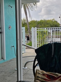 Patio looking out to dock