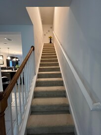 Stairs to second floor bedrooms