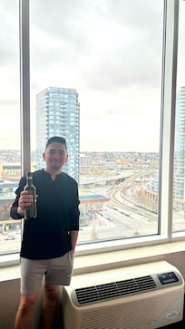 The view outside is beautiful