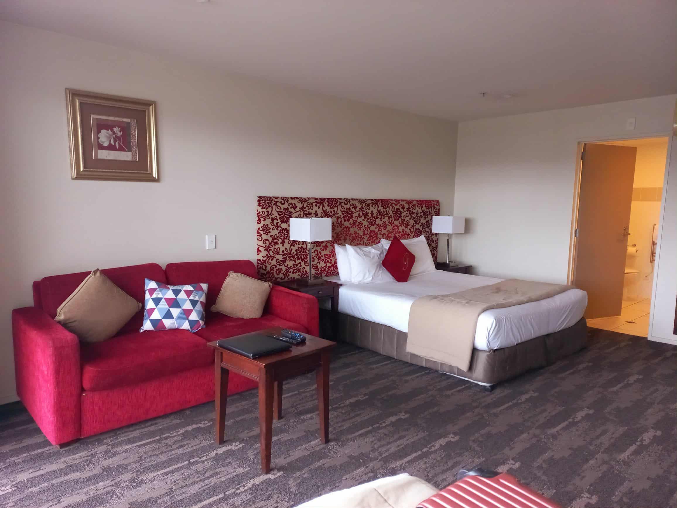 Ensuite close to bed for easy access 