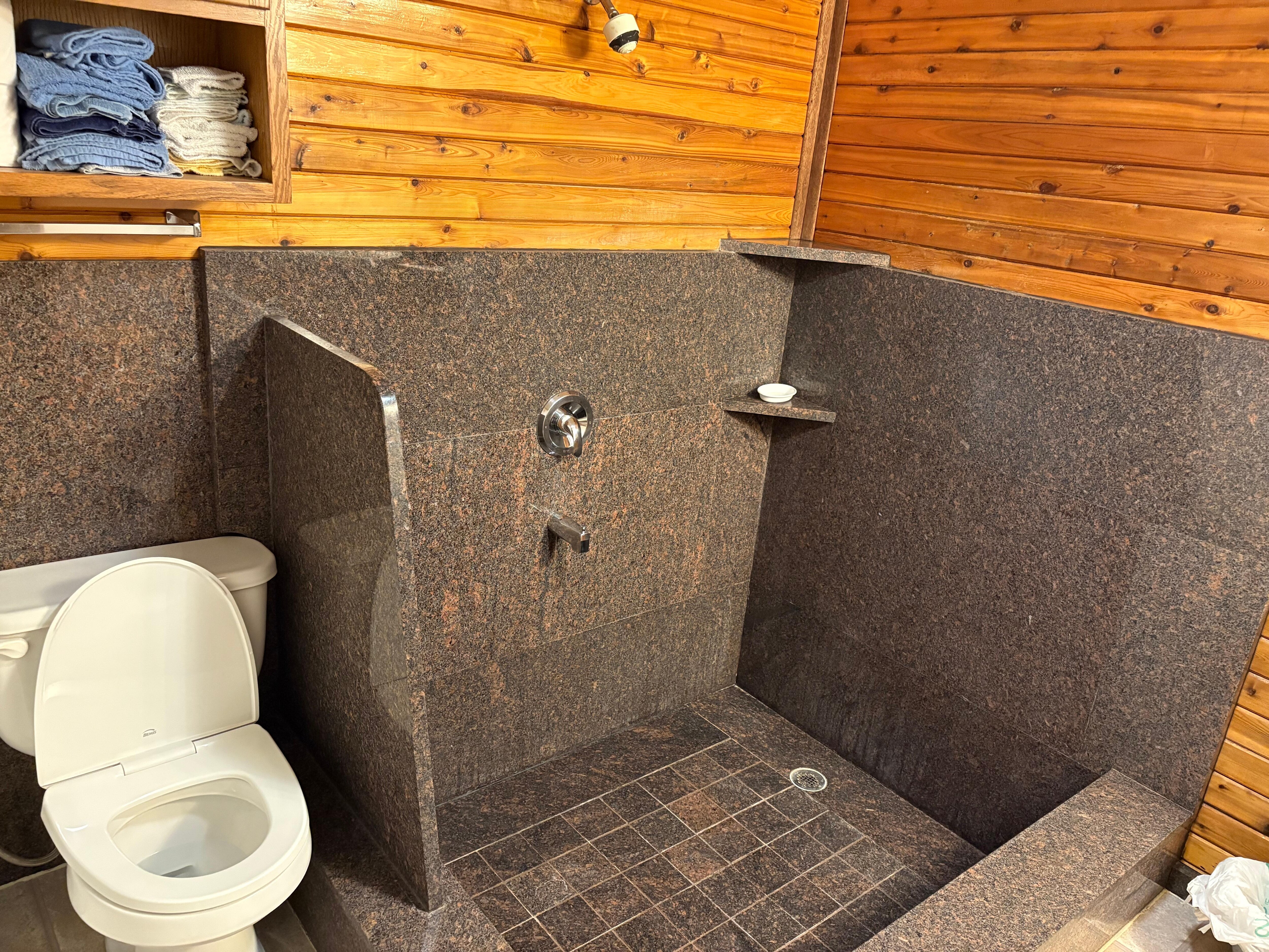 Granite shower 