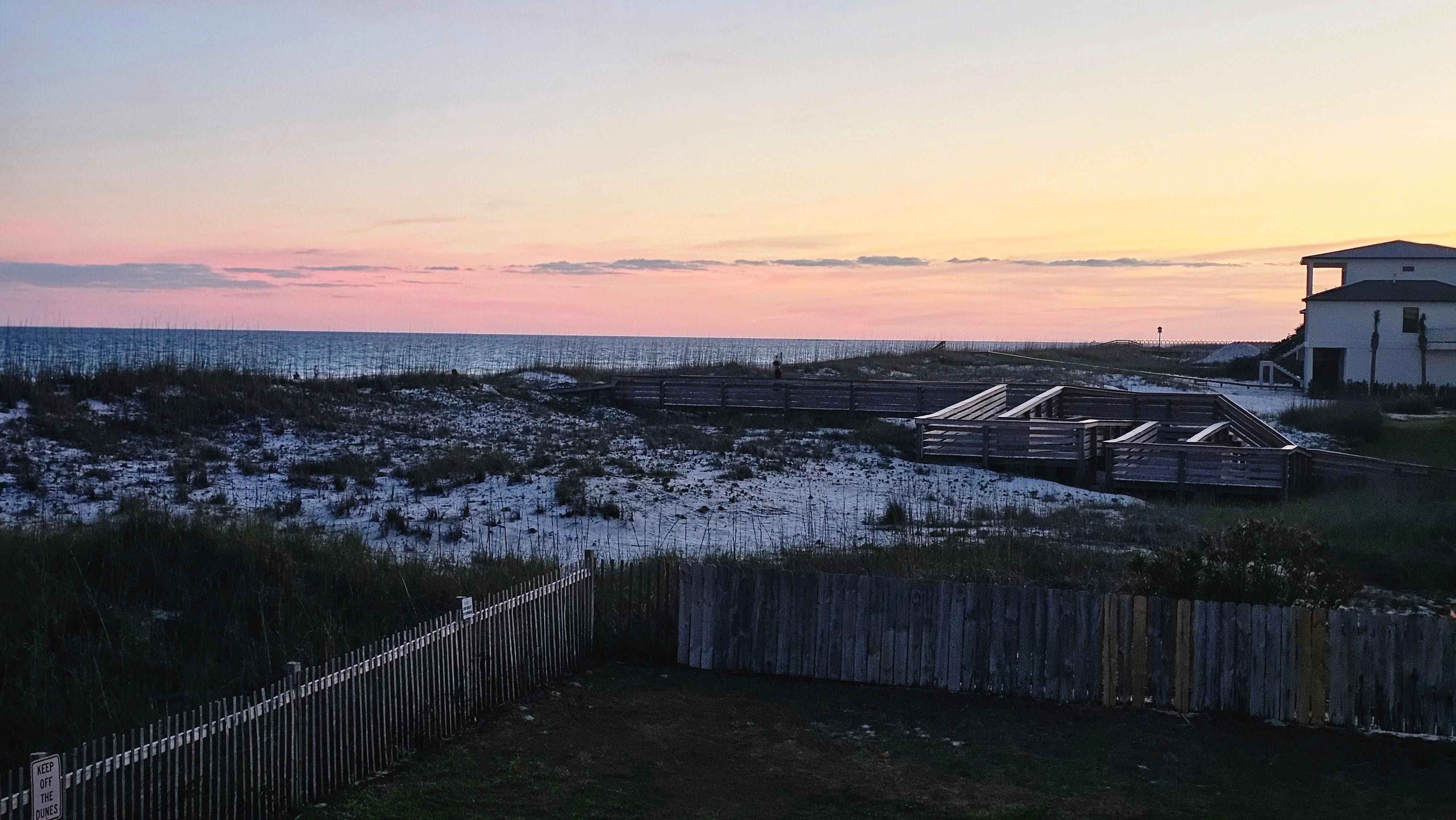 Sunset from the patio