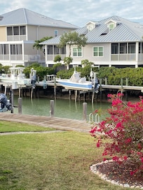 View from screened deck.