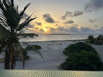 Balcony faces east, postcard perfect picture every morning of the sunrise!
