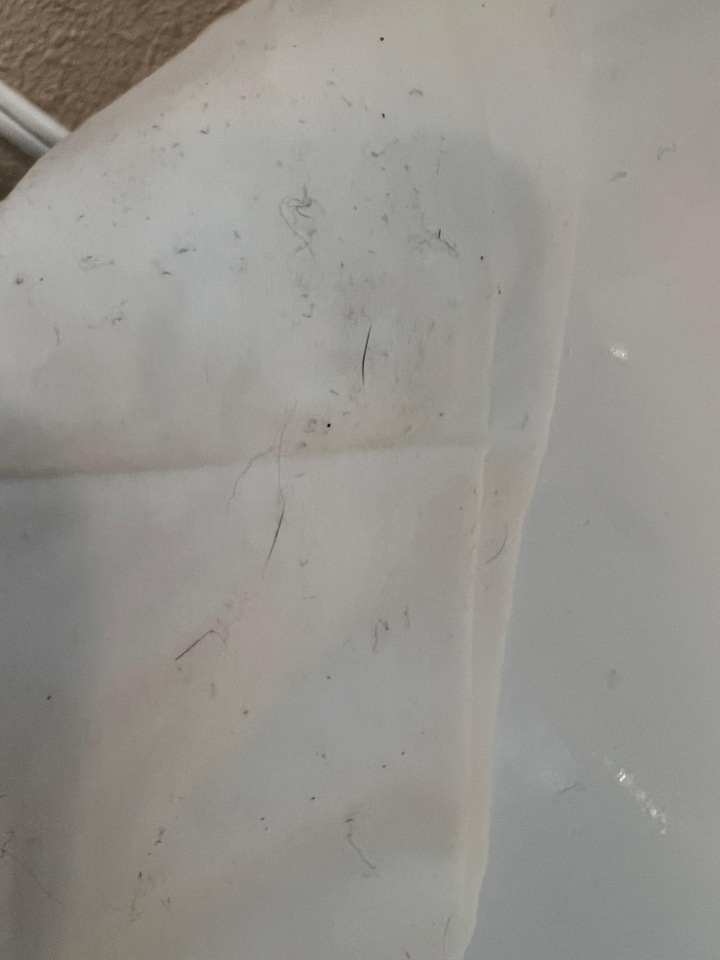 When wiped the bathroom sink
