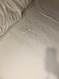Already stained and smelly sheets