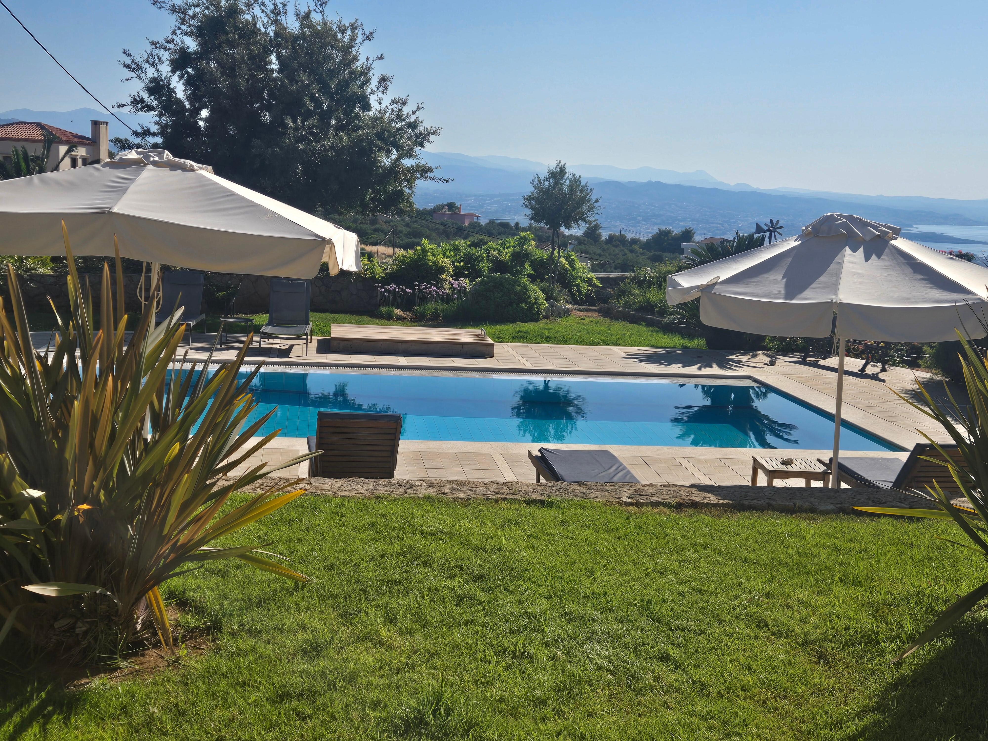 Great pool with a view