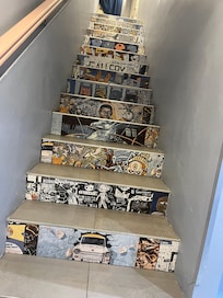 Entry way, secured front door- locked with code