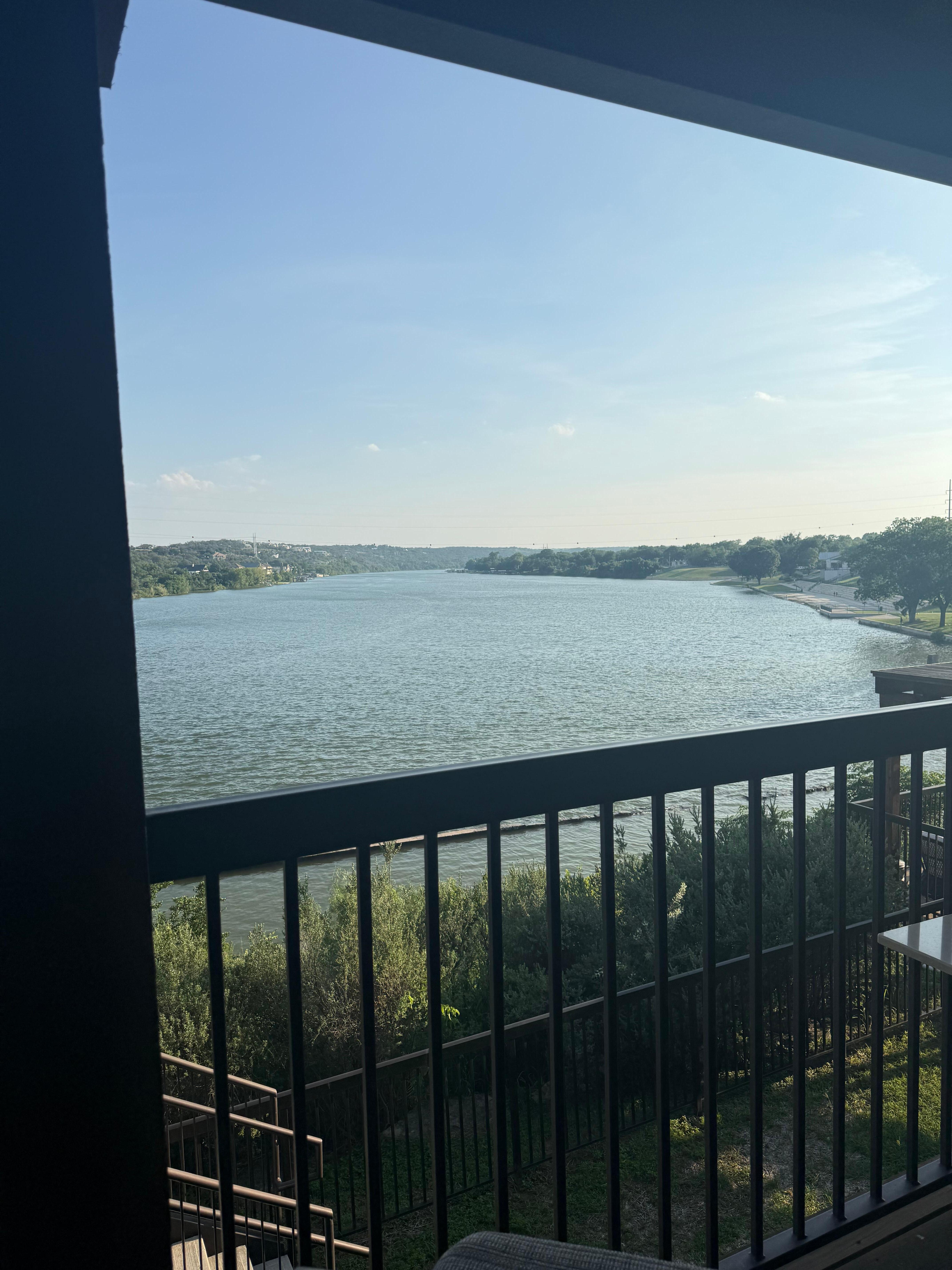 View from patio. 
