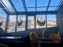 Vista da recapção/bar